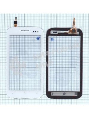 Сенсорное стекло (тачскрин) для Micromax A110 Canvas 2 белое