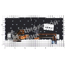 Клавиатура для ноутбука Lenovo ThinkPad Z16 Gen 1 черная без рамки с подсветкой