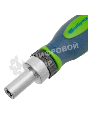 Отвертка Сибртех ревер. + биты, 41 пред., PH+PZ+SL+H+T, CrV, 2к рукоятка
