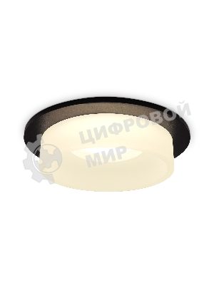 Светильник Ambrella light TN1312 SBK/FR черный песок/белый матовый GU5.3 D98*45