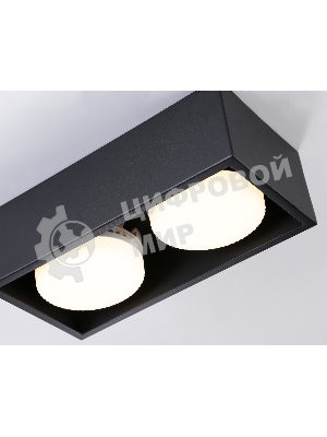 Светильник накладной TN70829/2 BK черный GX53/2 max 12W 200*100*60