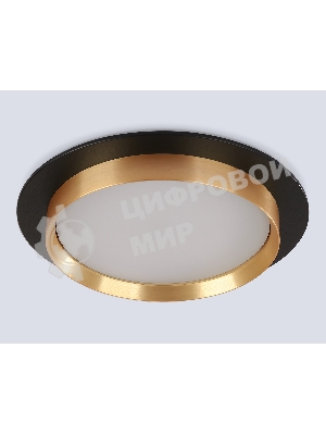 Светильник встраиваемый TU5020 BK/GD черный/золото IP20 GX70 D150*45