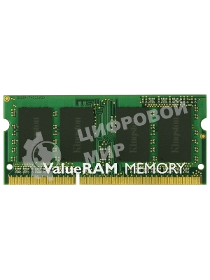 Оперативная память Kingston ValueRAM, DDR3, 4GB (1x4GB), 1600MHz, CL11, SO-DIMM