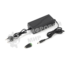 Источник питания Mollusk-VR 12/6 12В, 6А. Сетевой диапазон 110-245В провод с вилкой Mollusk-VR 12/6 power supply 12V, 6A. Mains range 110-245V wire with plug