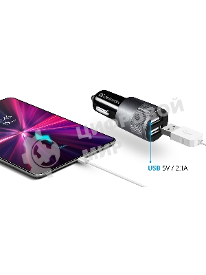 Зарядное устройство для авто Defender UCA-21 5V 2.1A