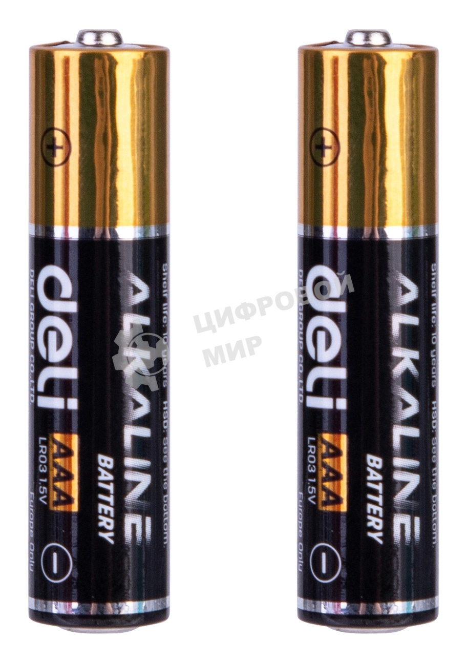 Батарея Deli E18504 AAA (2шт) блистер