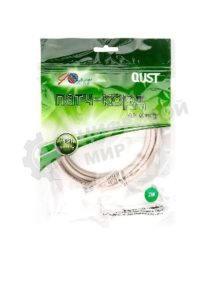 Патч-корд 2.0м, UTP Cat. 5E, Aopen ANP511 2M