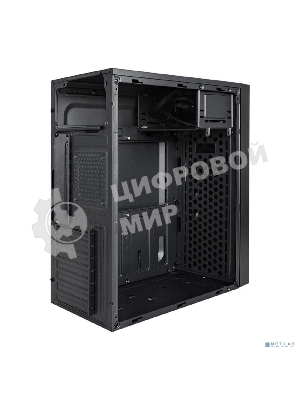 Компьютерный корпус Miditower ExeGate AA-440U (ATX, без БП, 2*USB+1*USB 3.0, аудио, черный)