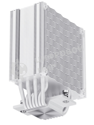 Кулер для процессора PCCooler RZ700D BK (270W, 4-pin PWM, 159.5mm, Al/Cu, 7x6mm, 2x120mm, 79.8CFM, 35.9dBA, 2400RPM, S: 1851/1700/1200/115X, AM5/AM4, black)