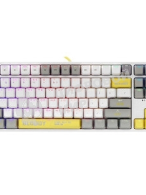 Клавиатура проводная A4Tech Bloody S87 Energy (S87 USB ENERGY WHITE) USB белый/желтый