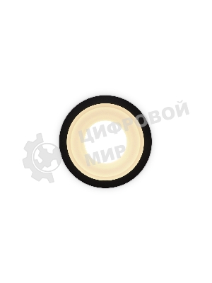 Светильник Ambrella light TN1312 SBK/FR черный песок/белый матовый GU5.3 D98*45