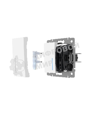 Блок LED подсветки для выключателя Werkel 10 шт. W8020102 (голубой)