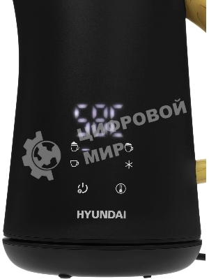Капучинатор Hyundai HMF-P900 500мл черный/коричневый