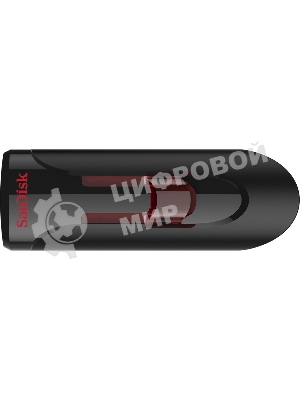 Флешка USB Sandisk CZ600 Cruzer Glide (SDCZ600-064G-G35), 64Gb, USB 3.0, R/W 10/20, черный