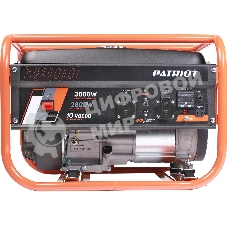 Электрогенератор бензиновый Patriot GRS 3800, 3 кВт, 62 дБ, 40 кг