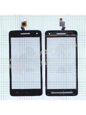 Сенсорное стекло (тачскрин) для Micromax A120 Canvas 2 Colors черное