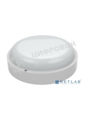 Светильник светодиодный Gauss IP65 D140x51 8W 700lm 6500K ЖКХ круглый 1/40