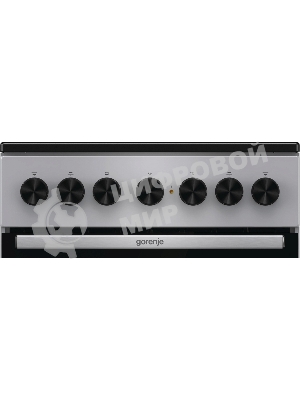 Плита электрическая Gorenje GEC5B41SG серый, конфорок 4 шт, духовка 62 л, 50 см x 85 см x 59.4 см