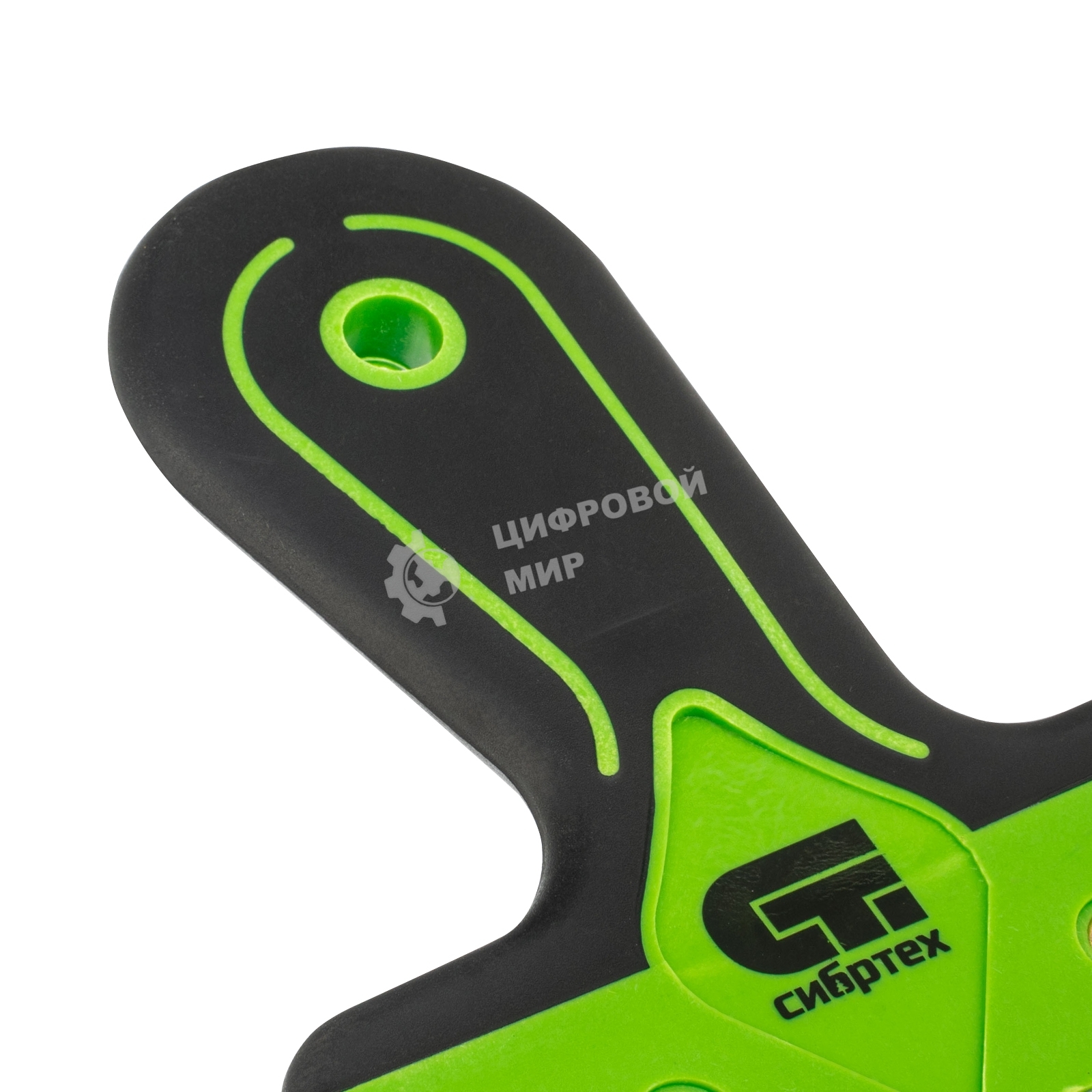 Шпатель фасадный Сибртех нержавеющая сталь 420S45, 250 мм, двухкомпонентная рукоятка