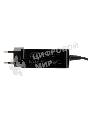 Блок питания Gembird для ноутбуков и Алисы NPA-DC11, PD3.0, 65Вт, штекер Type-C, коробка