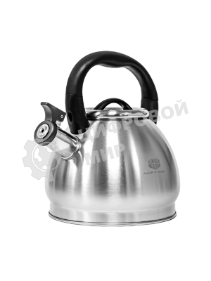 Чайник для плиты AUFFMAN AM-3402 из нержавеющей стали со свистком 3 л