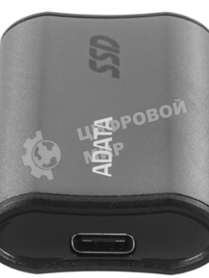 Внешний SSD ADATA Elite SE880, 2TB, USB 3.2 Gen 2x2 Type-C, R/W 2000/2000, серый