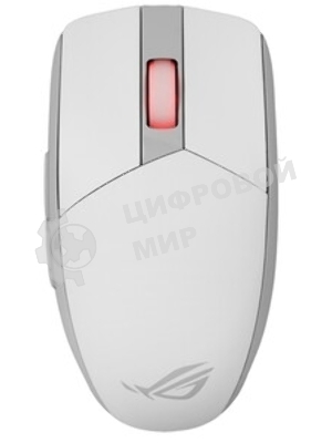 Мышь беспроводная ASUS ROG Strix Impact III белый, 36000 dpi, USB Type-A, радиоканал, Bluetooth, кнопки - 5