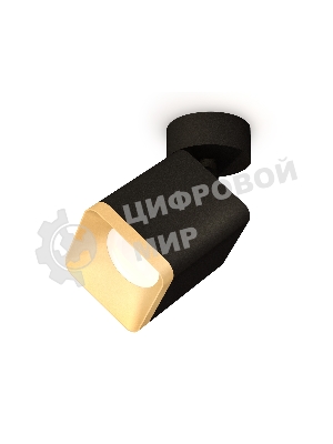 Светильник Ambrella Light XM7813004 SBK/SGD черный песок/золото песок MR16 GU5.3 (A2210, C7813, N7704)