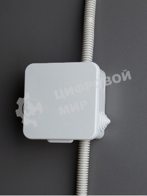Коробка расп. КМ41256 100х100х50мм о/к IP54 8 вв. (7035) IEK