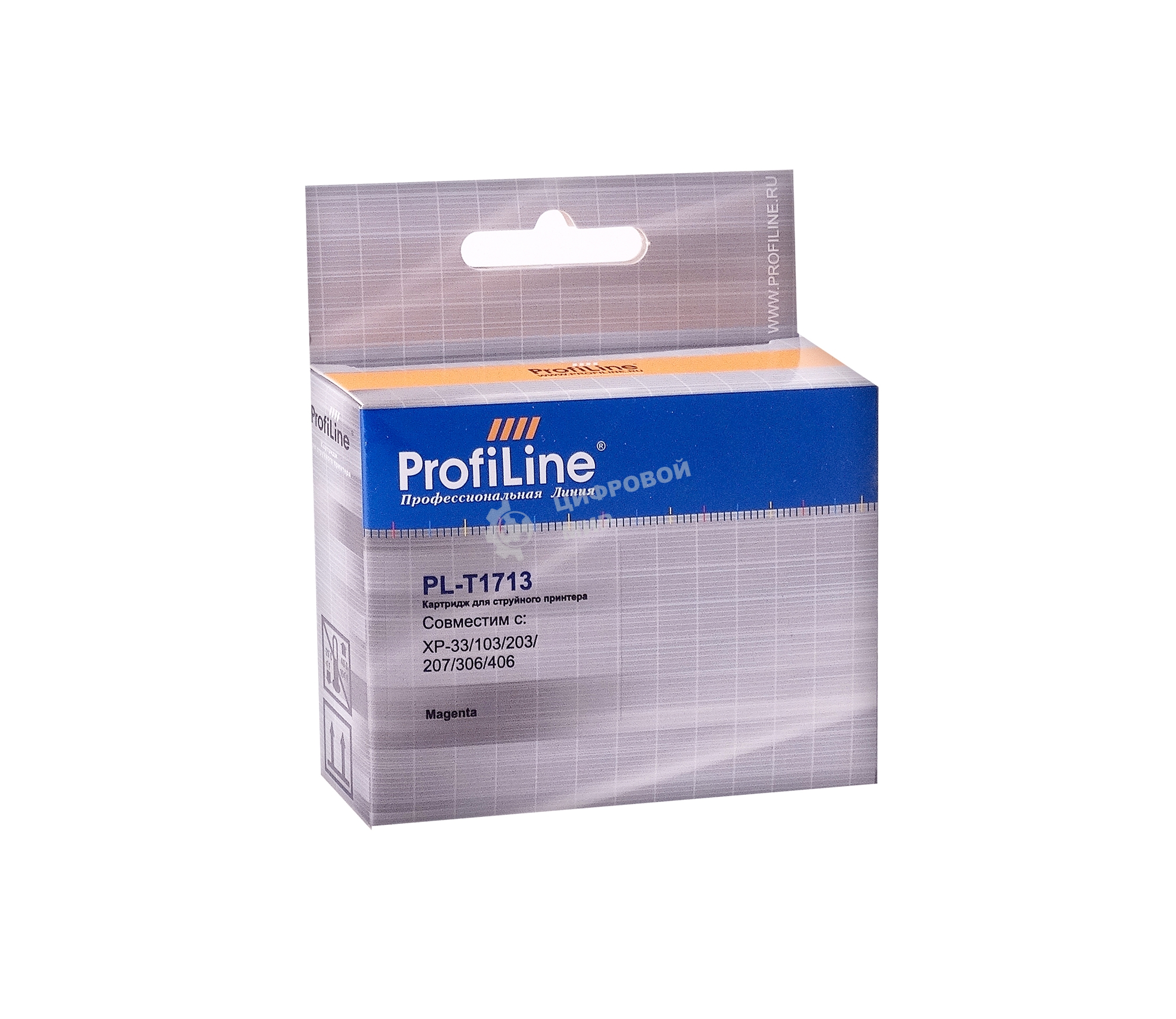 Картридж струйный ProfiLine PL-T1713 для Epson XP-33/103/203/207/303/306/313/406 экономичный повышенной емкости Magenta водн