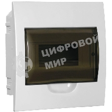 Бокс ЩРВ-П-8 мод. встраив. пластик IP41 GENERICA IEK MKP12-V-08-41-G