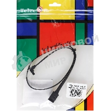 Кабель SATA M --SATA M 3.0V 7 pin угловой разъем Telecom 0.5m TUS705-0.5M