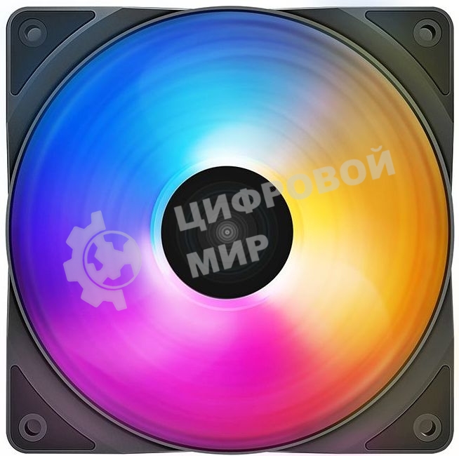 Вентилятор для корпуса DEEPCOOL RF120 FS черный, 120 мм, 1500 об/мин, 27 дБ, 4 pin