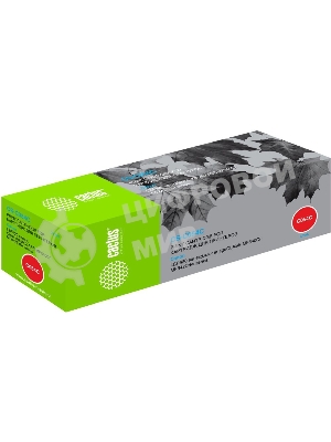 Картридж лазерный Cactus CS-C054C голубой (1200 стр.) для Canon LBP 621Cw/623Cdw/641Cw/643Cdw