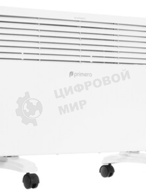 Конвектор электрический Primera PHP-1500-MXB, белый, 1500 Вт, 20 м2, термостат