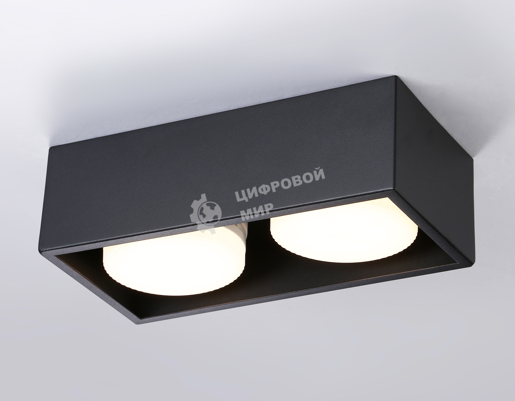 Светильник накладной TN70829/2 BK черный GX53/2 max 12W 200*100*60