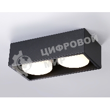 Светильник накладной TN70829/2 BK черный GX53/2 max 12W 200*100*60