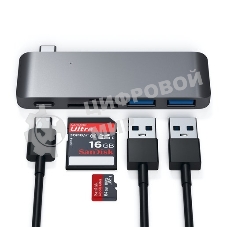 USB-концентратор Satechi Type-C USB 3.0 Passthrough Hub для Macbook 12
