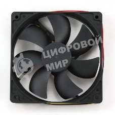 Вентилятор для корпуса Gembird черный, 120 мм, 2000 об/мин, 38 дБ, 3 pin