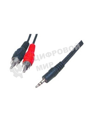 Кабель аудио Gembird Jack3.5/2xRCA, 1.5м