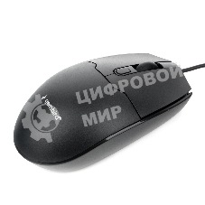 Мышь проводная Gembird MOP-430 черный, 1600 dpi, USB, кнопки - 4