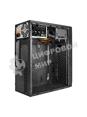 Компьютерный корпус Minitower ExeGate EX291146RUS BAA-105U2-01-AAA400 (mATX, БП AAA400 с вент. 8см, 2*USB+2*USB 3.0, аудио, черный)