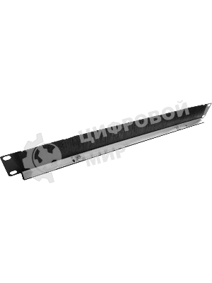 Горизонтальный кабельный органайзер со щеткой, 19