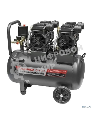 Компрессор поршневой Парма БМ K-3000/50БМ масляный 474л/мин 50л 3000Вт серый/черный