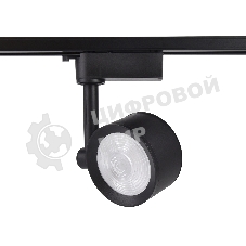 Трековый однофазный светодиодный светильник Ambrella light GL6392 BK черный LED 12W 4200K 24°