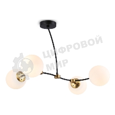 Светитльник Ambrella Light TR2544/4 BK/SB черный/бронза E27/4 max 60W 700*450*450
