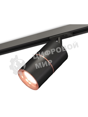 Светильник Ambrella light XT7402041 SBK/PPG черный песок/золото розовое полированное MR16 GU5.3