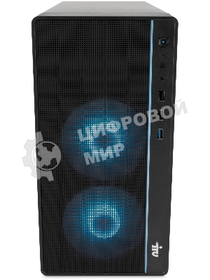 Компьютер IRU Tactio 310H6SEA MT i3 13100F (3.4) 16Gb SSD 512Gb RTX 3050 6Gb FreeDOS GbitEth 600W черный (RUS) (2113605)