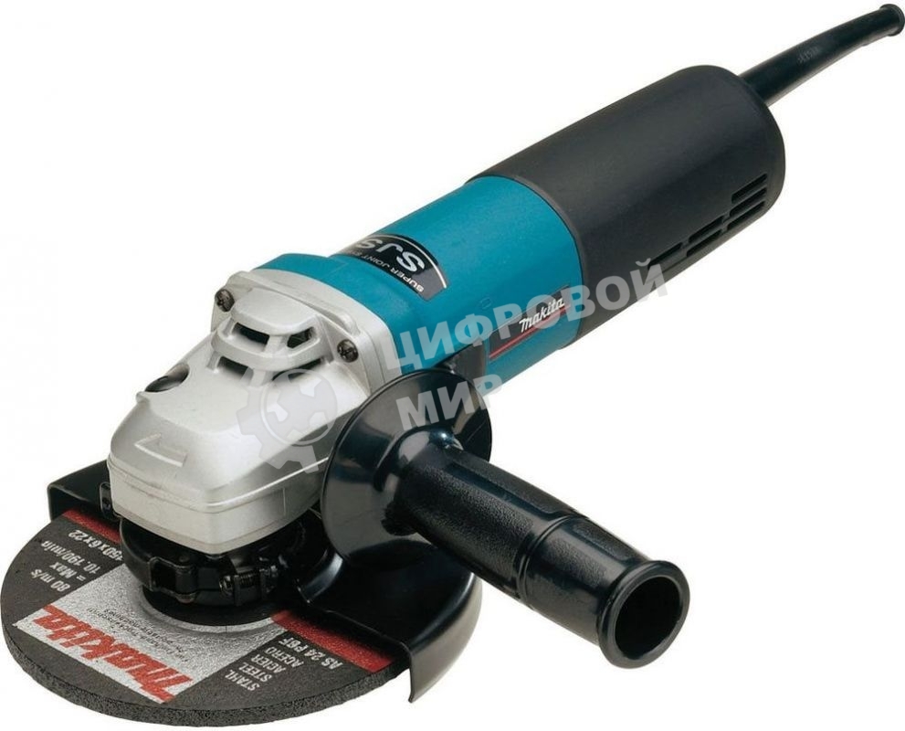 Угловая шлифовальная машина машина Makita 9565CVR 1400Вт 12000об/мин рез.шпин.:M14 d=125мм