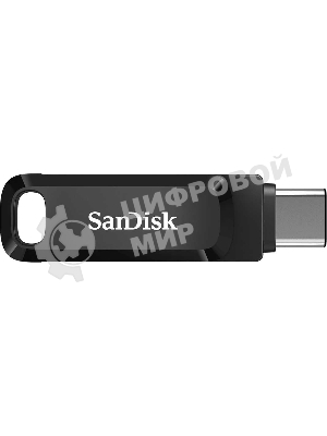 Флешка USB Sandisk 128Gb Ultra Dual Go SDDDC3-128G-G46 USB3.1 черный